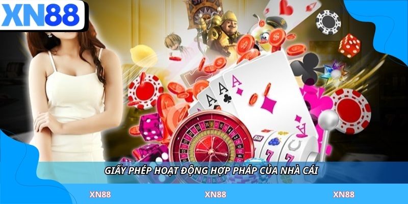 Giấy phép được cấp hợp pháp của nhà cái